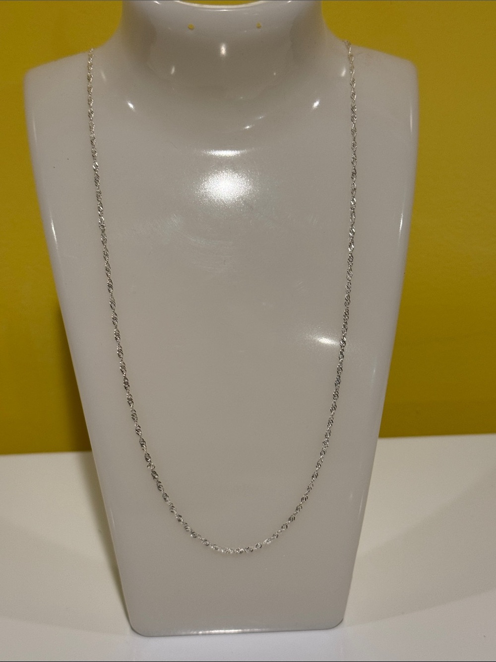Sterling Silver Rope Chain Necklace - Women's Jewelry